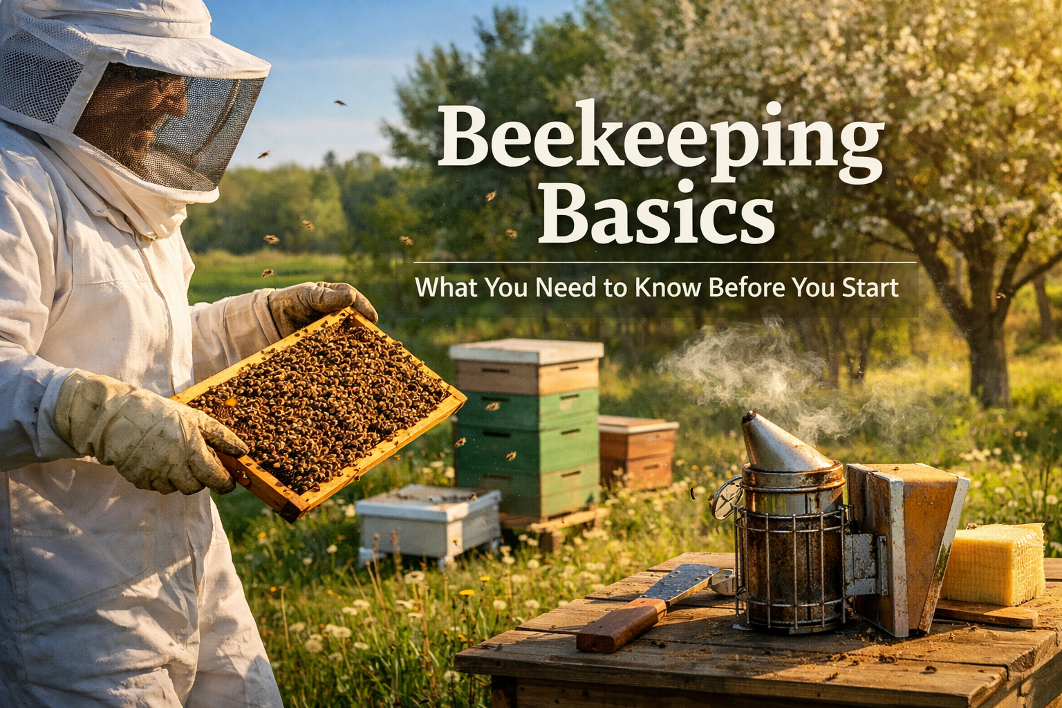Beekeeping Basics: How To Start Your Own Hive