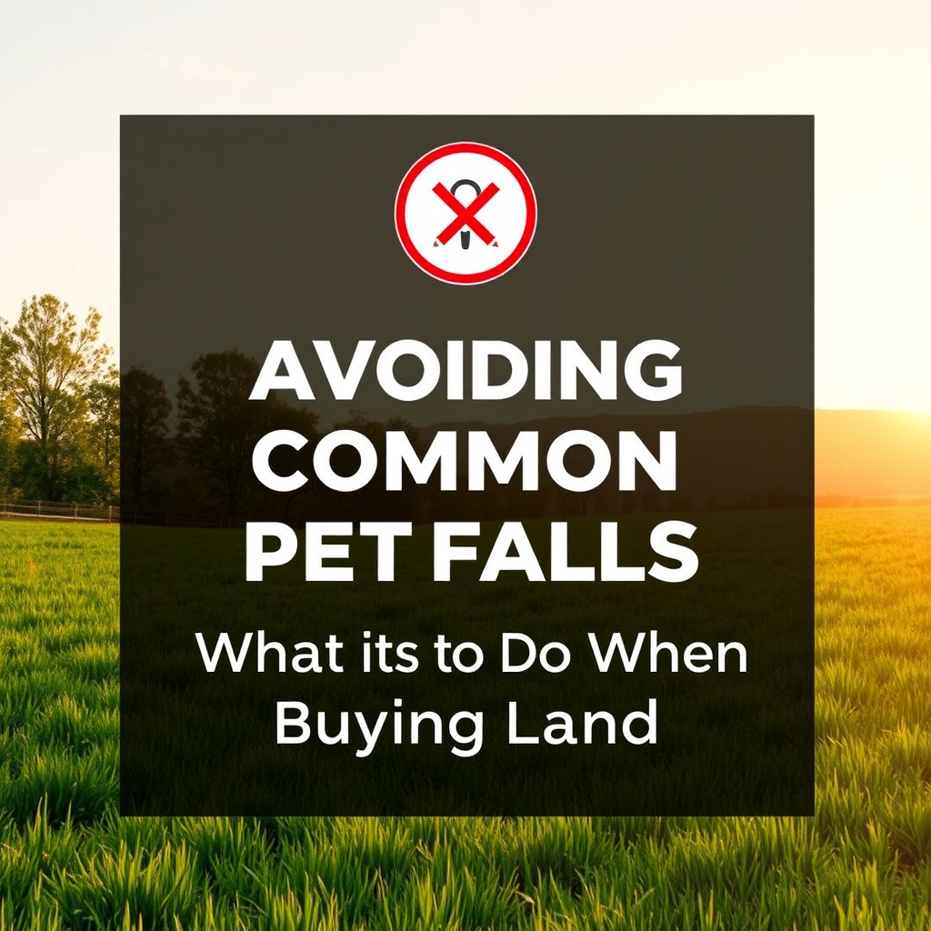 Avoiding Common Pitfalls: What Not to Do When Buying Land