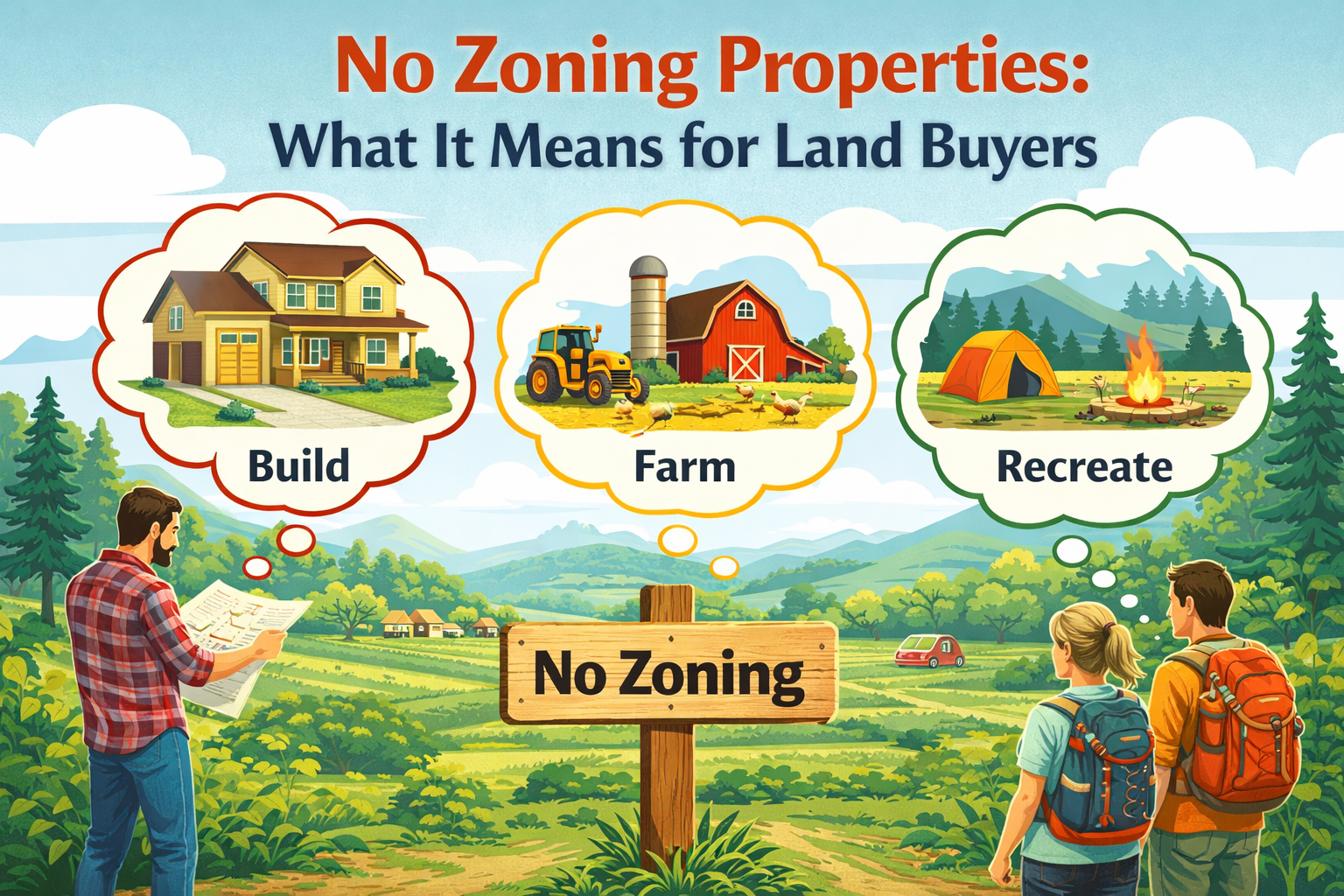No Zoning Properties: What It Means for Land Buyers