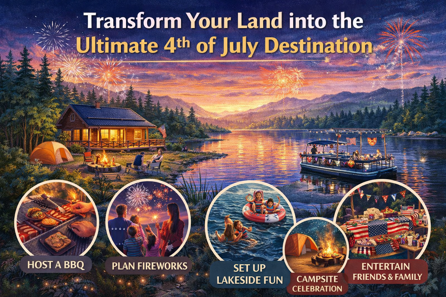 Transform Your Land into the Ultimate 4th of July Destination