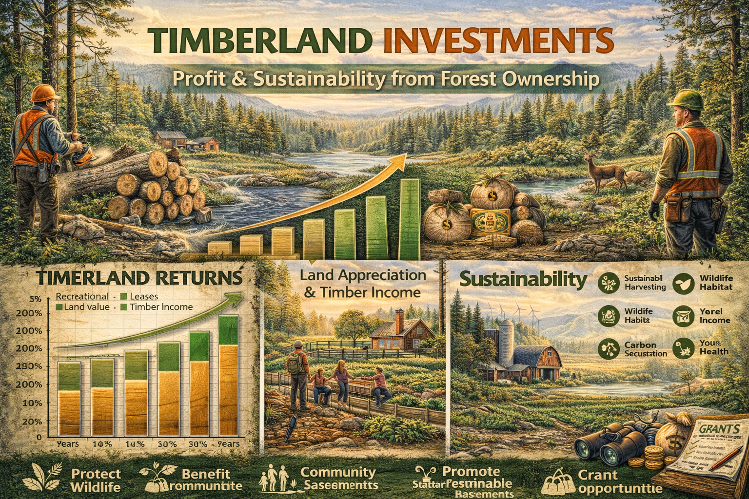 Sustainable Success: Navigating Timberland Returns for Long-Term Profitability