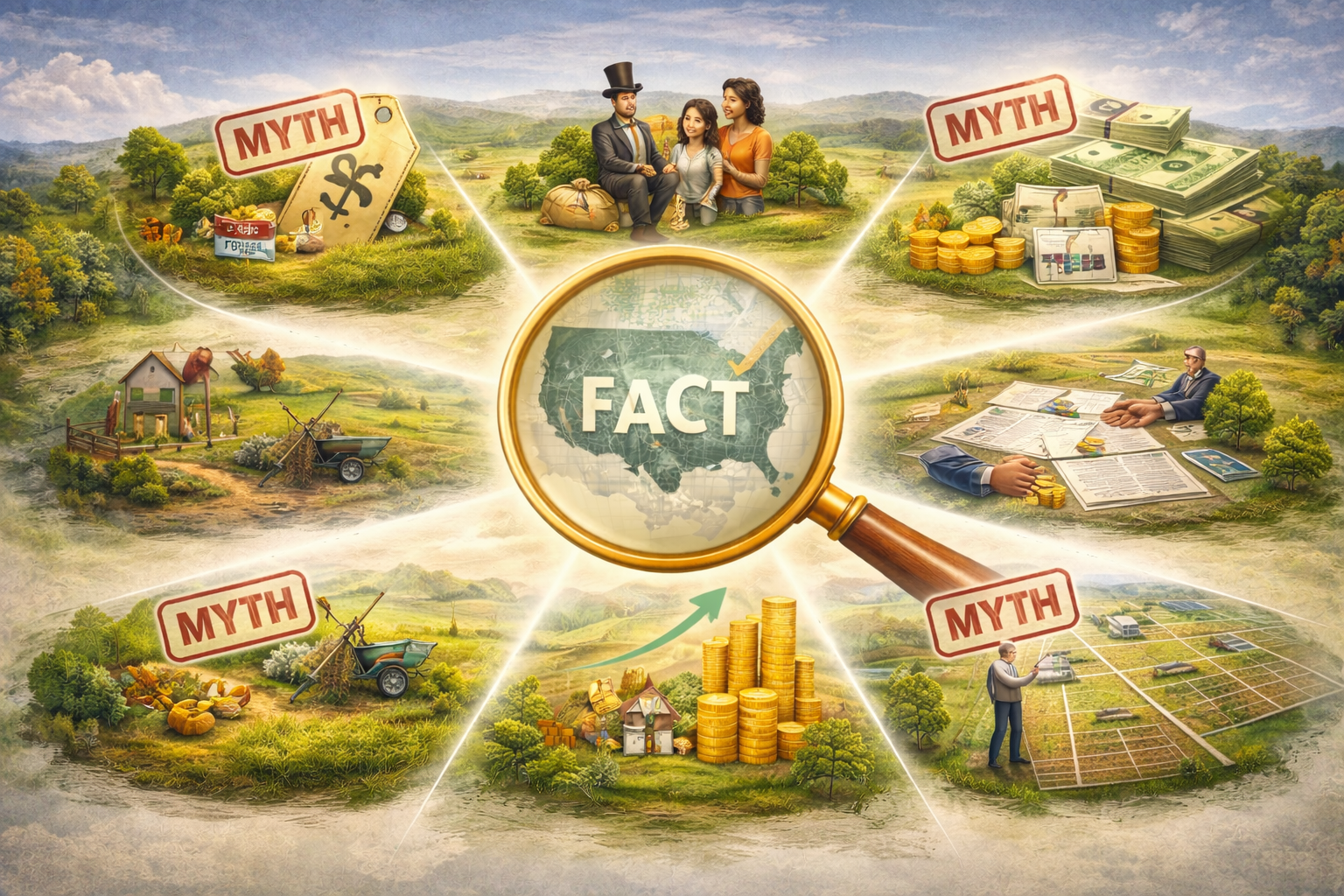 Common Myths About Buying Land in the US