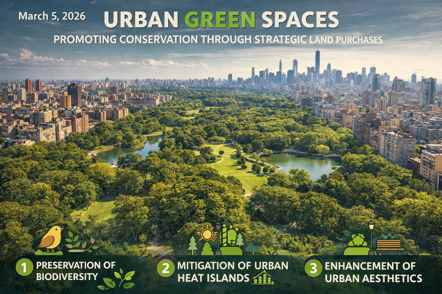 Urban Green Spaces: Promoting Conservation Through Strategic Land Purchases